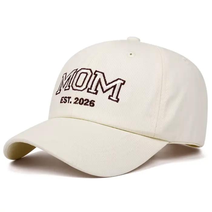 Casquettes de baseball MOM DAD en coton unisexe pour homme femme voyage occasionnel sport style décontracté chapeaux de canard