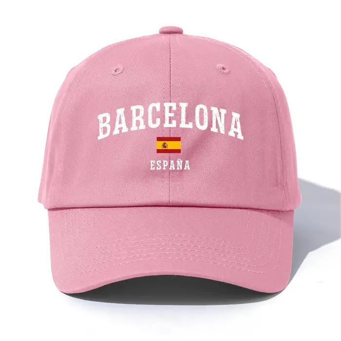 Casquette de baseball imprimée BARCELONA pour adultes