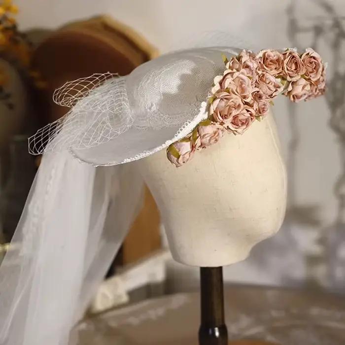 Chapeau de mariage féerique Vintage pour femmes