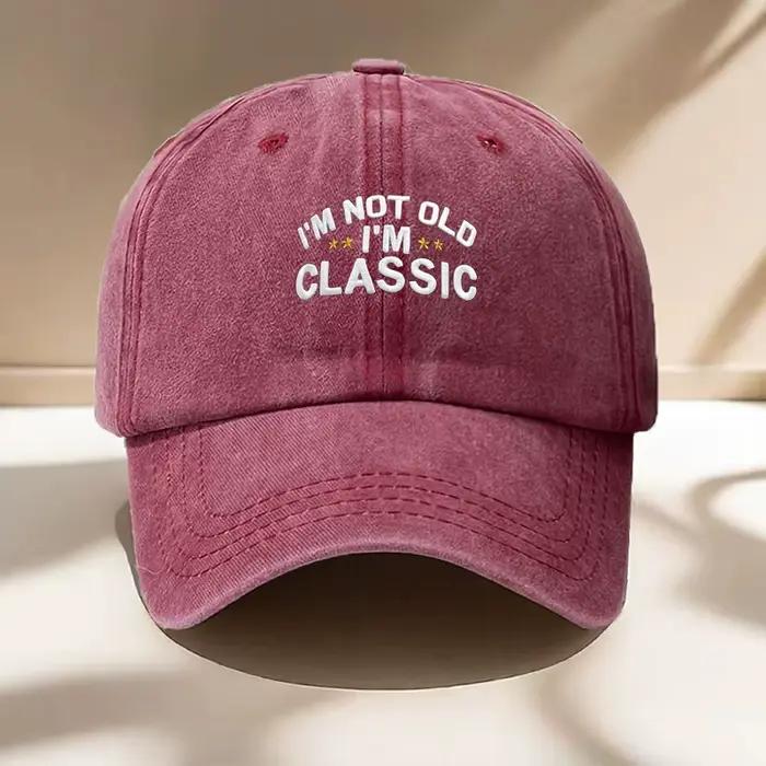 Casquette de baseball classique vintage délavée pour hommes et femmes