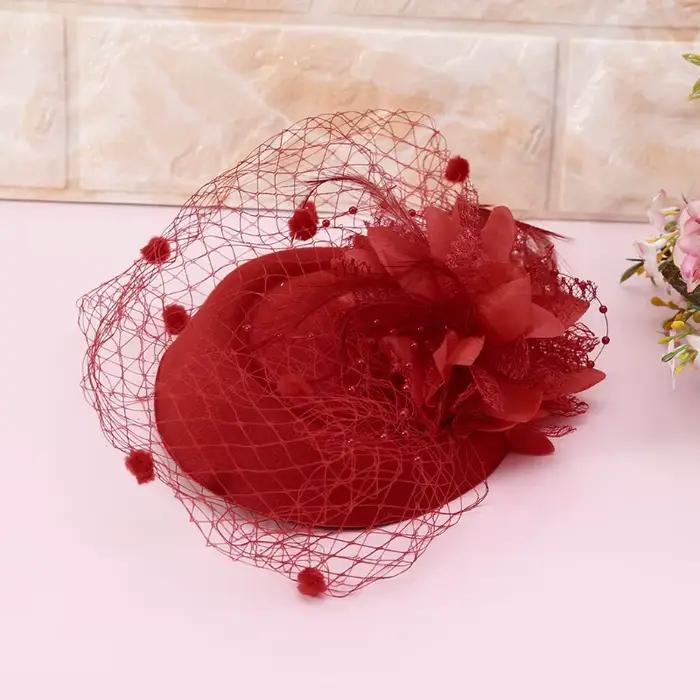 Fascinator-Chapeau de mariage perlé