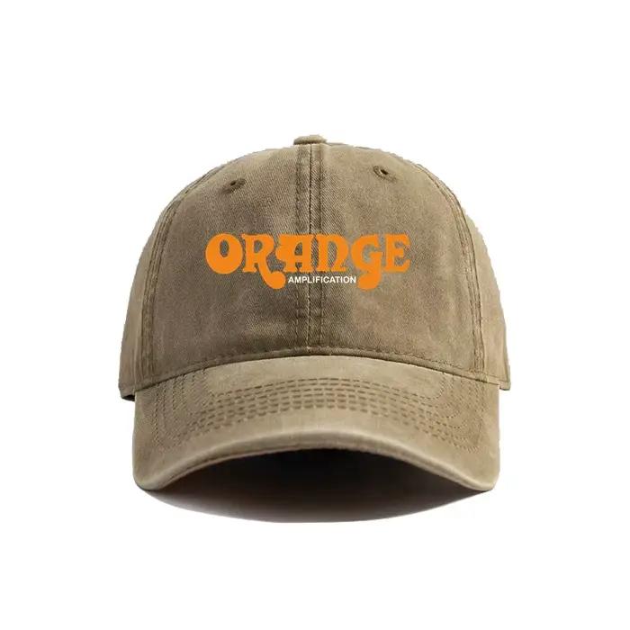 Orange Amplification Baseball Caps DistMurcia Chapeaux Papa Cap Hommes Femmes Rétro En Plein Air D'été Réglable