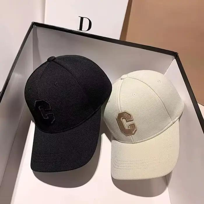 Chapeaux pour hommes nouvelle casquette de Baseball brodée lettre C Kpop mode Couple