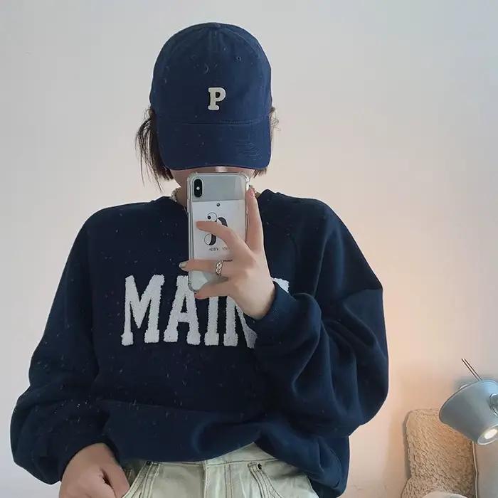 Chapeau P-Letter Baseball pour Hommes Femmes Casquette de Baseball Unisexe Décontractée Polyvalente Polyester Coton Occasions Spéciales