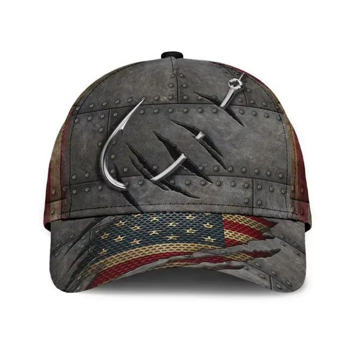 Casquettes de baseball de pêche tendance avec motifs camouflage