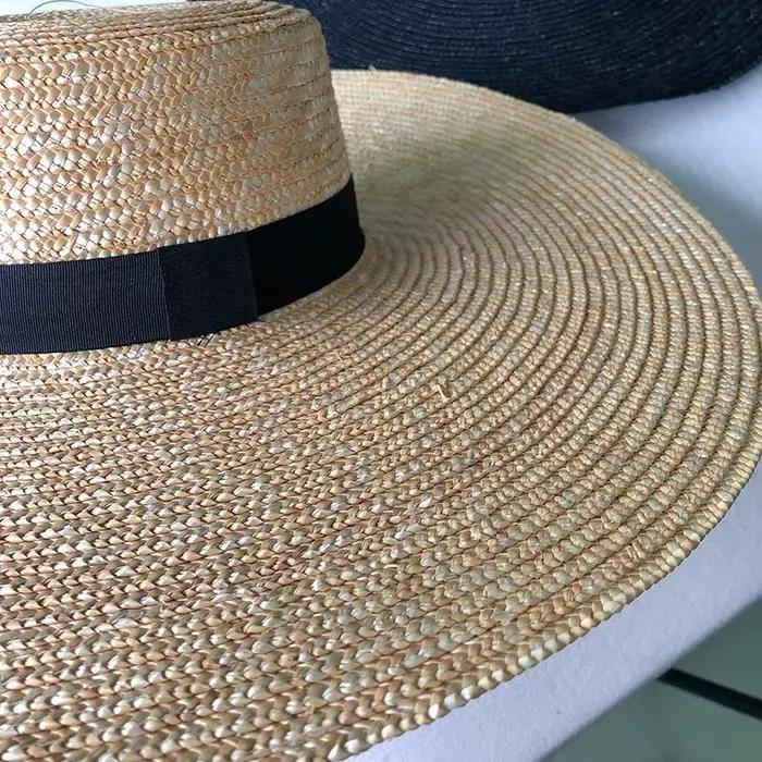 Chapeau de bateau à large bord de 15cm