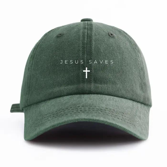 Casquette de Baseball JESUS SAVES Casquette de Père Style Vintage Décontracté Adulte Occasions Spéciales