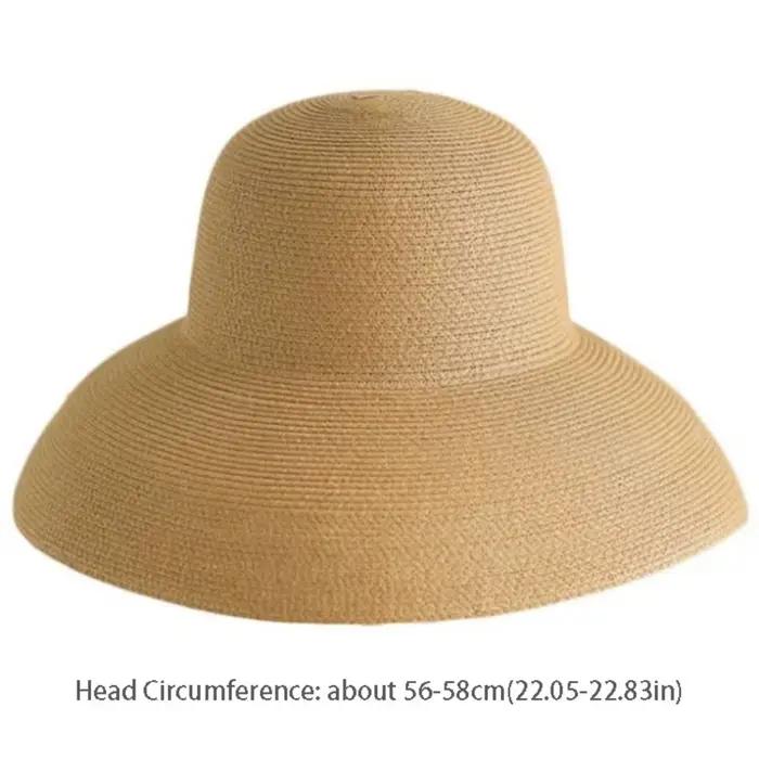 Chapeau de paille bohème confortable à porter