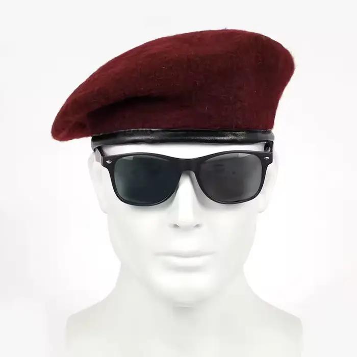 Mode dix couleurs couleur unie béret casquette