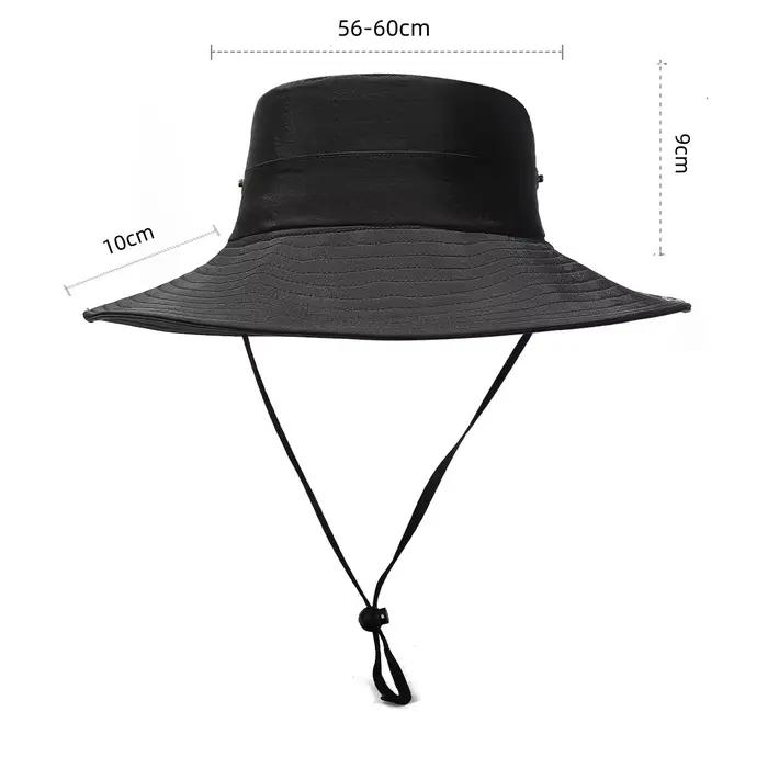 Chapeau de pêcheur rétro style western large bord pliable et portable unisexe pour randonnée vacances protection solaire usage quotidien décontracté