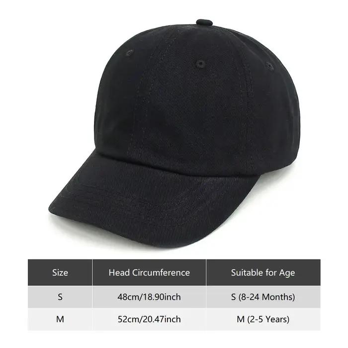 Casquette de baseball pour enfants de 8 mois à 5 ans