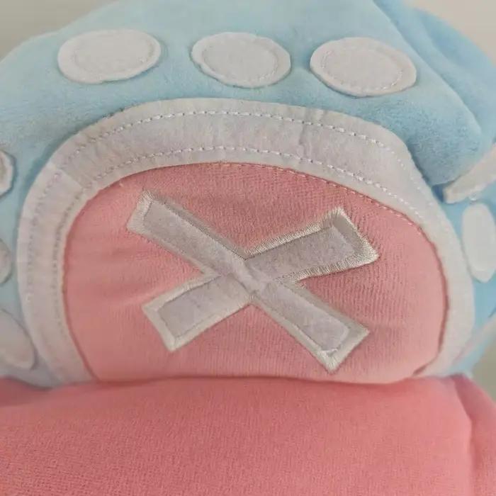 Anime Tony Tony Chopper Cosplay chapeau unisexe garçons filles doux confortable rose bleu deuxième génération Chopper dessin animé en peluche chapeau cadeau fête