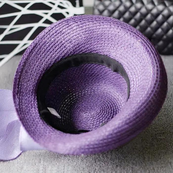 Chapeau de paille d'été pour femmes
