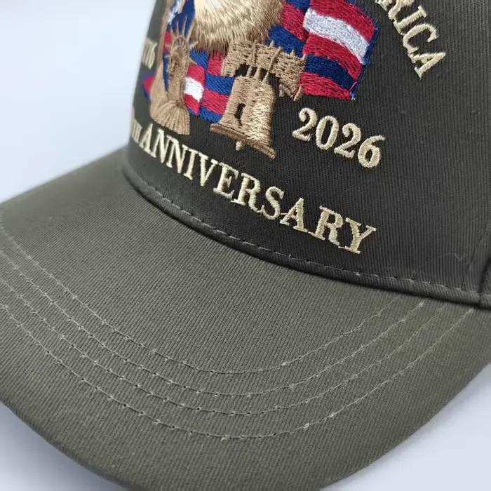 Casquette de jalon du 250e anniversaire des États-Unis! Aigle