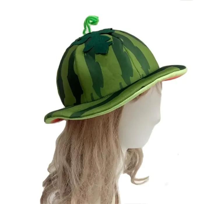 Casquette de plage créative en forme de pastèque
