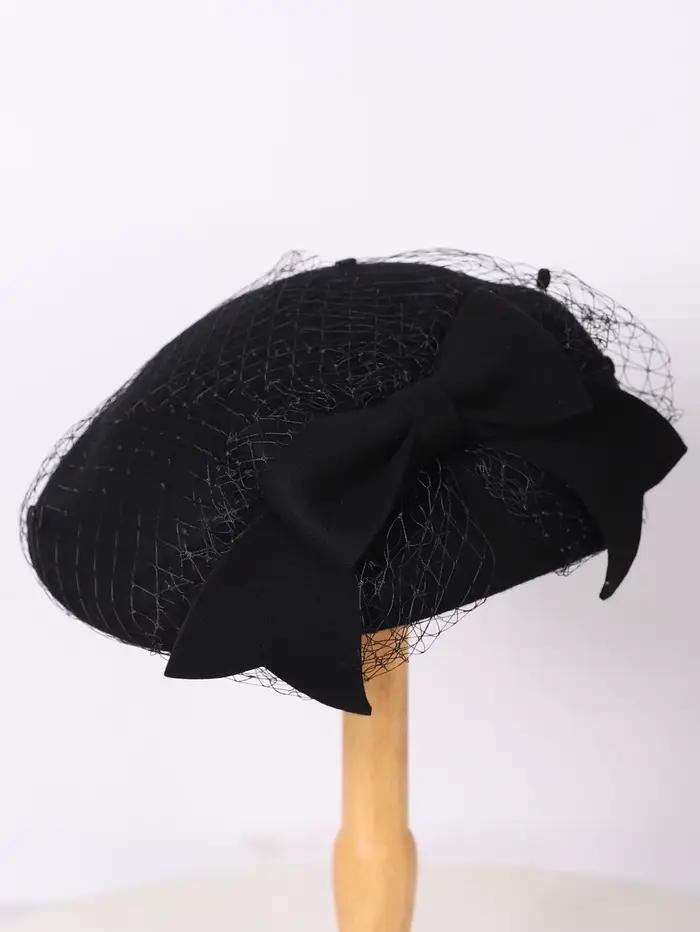 Chapeau Fascinateur de Mariage avec Voile et Nministériels d Papillon pour Femme