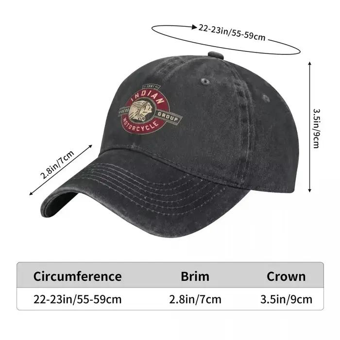 Casquette de baseball indienne Vintage Hurcycles