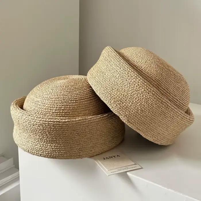 Chapeau de paille d'été pour femme