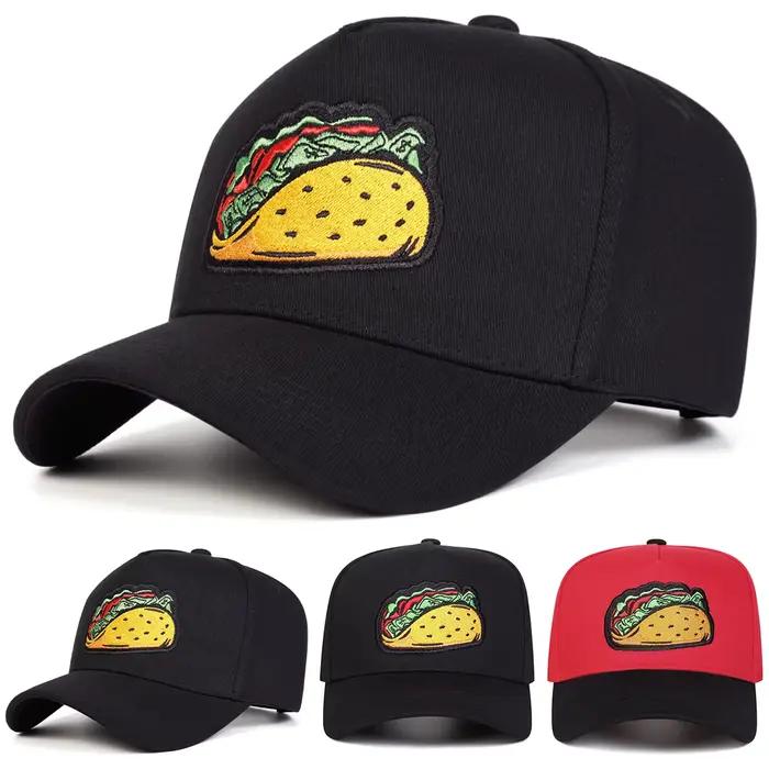 Casquettes de baseball unisexes brodées Taco