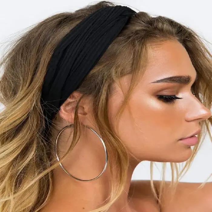 Huachi bandeaux pour femmes torsion noué