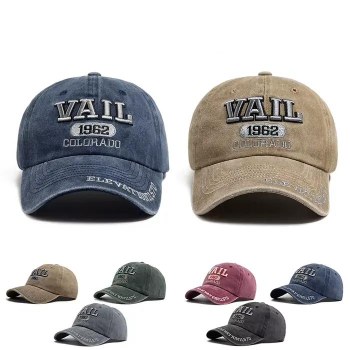 Casquette de baseball unisexe VAIL tendance pour homme et femme