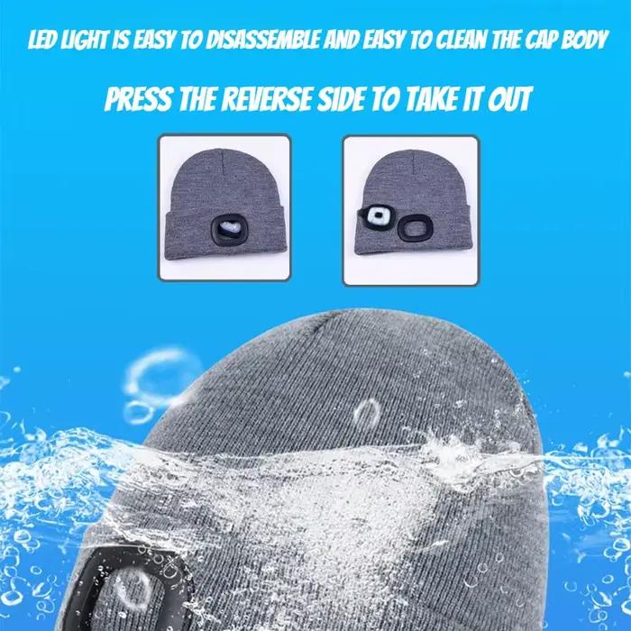 Casquette LED Chaude en Feutre pour Pêche de Nuit et Activités de Plein Air Occasions Spéciales Confort Froid Élégance Durabilité