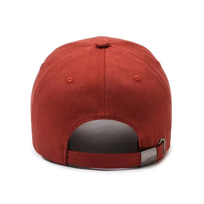 Casquette de baseball orange FS pour hommes et femmes