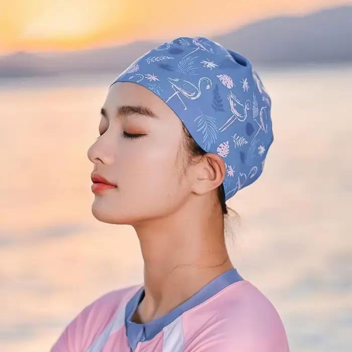 Bonnet de natation en Silicone pour filles