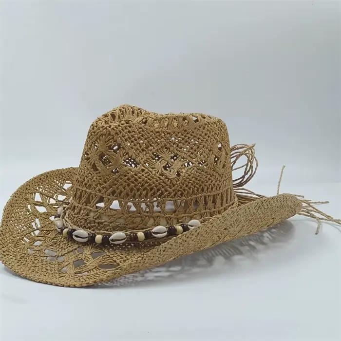 Chapeau de cowboy rose rouge rétro chic et confortable pour homme et femme plage et occasions estivales