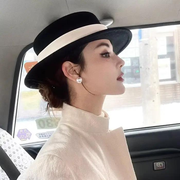 Chapeau haut-de-forme formel à la mode pour femmes