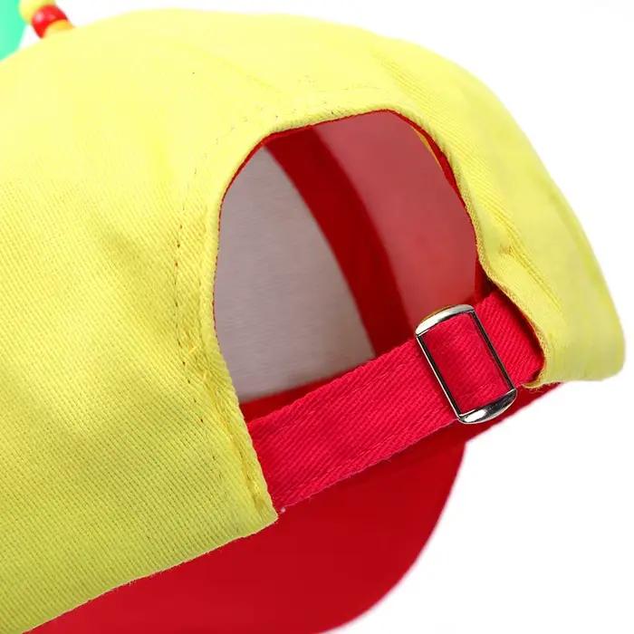 Casquette de baseball à hélice arc-en-ciel amusante et colorée pour adultes et enfants, idéale pour les fêtes, le cosplay, les activités de plein air et les occasions spéciales