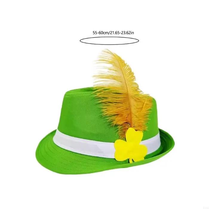 Chapeau Festival plumes irlandais à mode