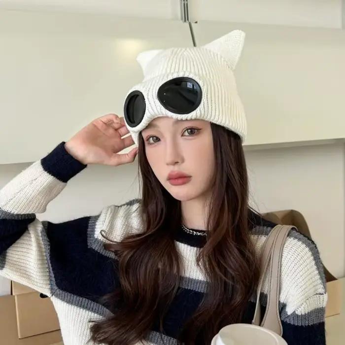 Chapeau gothique à d'oreilles chat