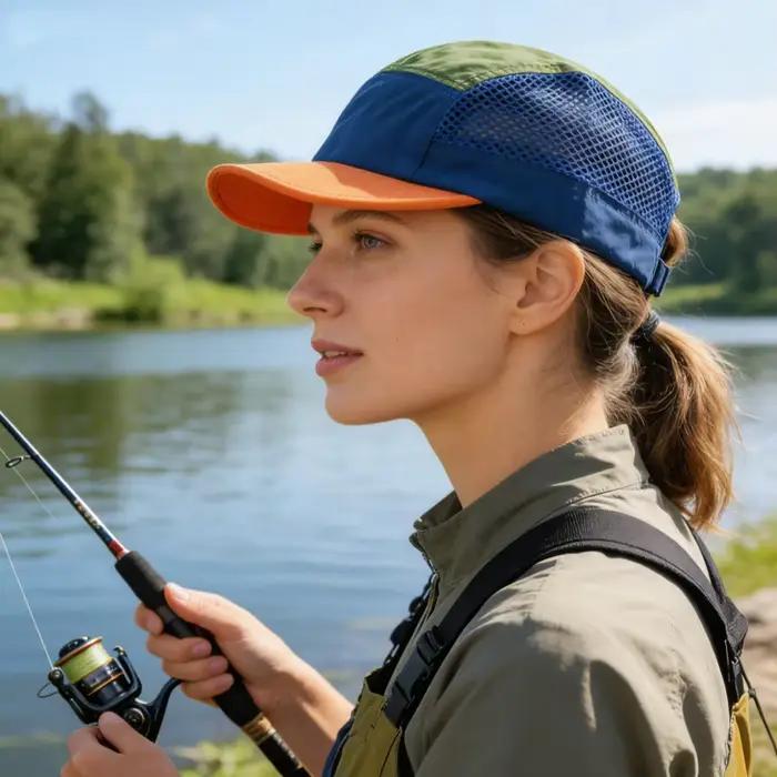 Casquette rétro à bords plats
