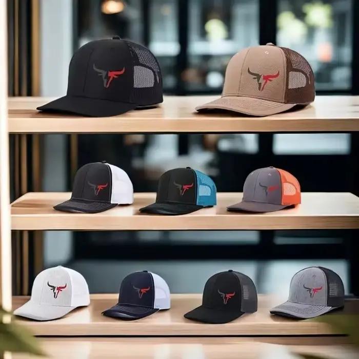 Casquette de baseball décontractée à imprimé tête de taureau