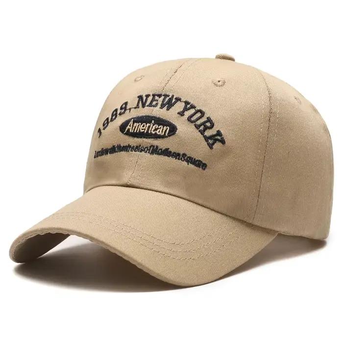 Casquette sportive en coton polyester unisexe avec visière large pour homme et femme pour sorties en plein air et occasions décontractées