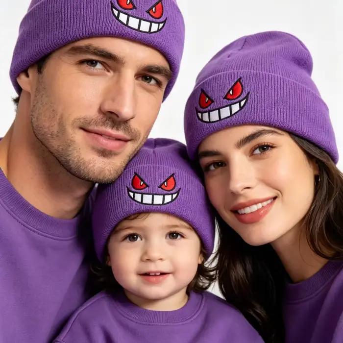 Potdemiel Pokemon – chapeau tricoté brodé