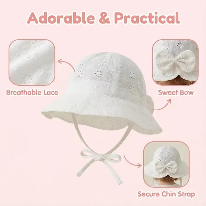 Chapeau de princesse pour bébé fille