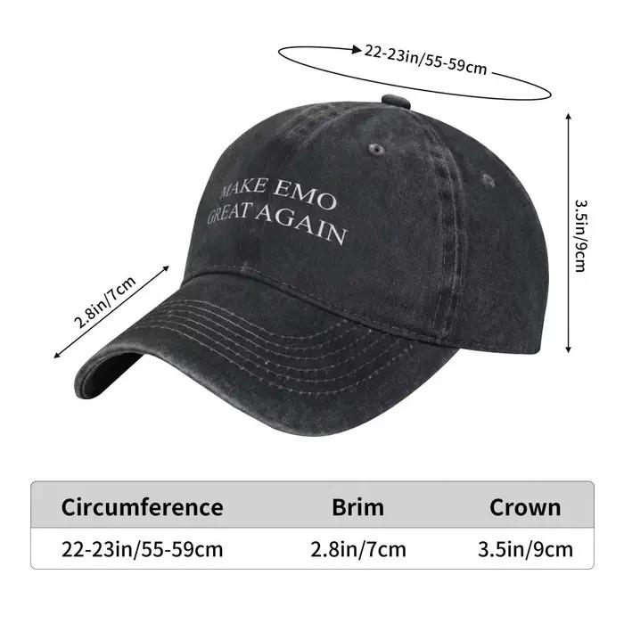 Make emo great again Baseball Cap Christmas Hat Hat Man Luxury Kids Hat custom caps Woman Hats Men's
