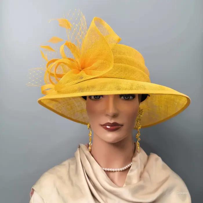 Nouveau chapeau élégant pour femmes en chanvre philippin de haute qualité pour l'été