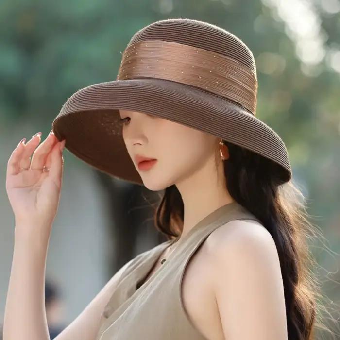 Chapeau de soleil pour femme en paille Lafite