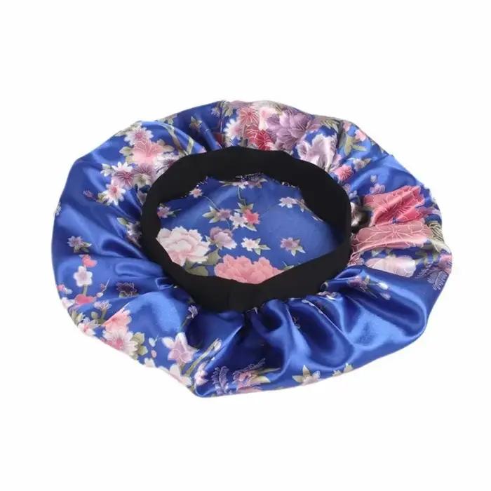 Bonnet en satin pour dormir