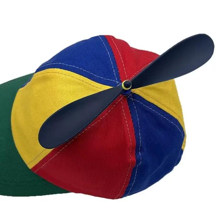 Casquette de baseball à hélice détachable en coton