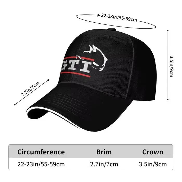Casquette de baseball unisexe avec impression, chapeau de golf Gti, nouveau