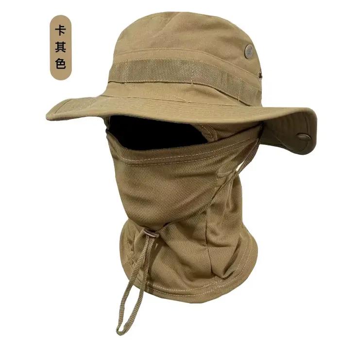 Chapeau Bob et Masque Camouflage Ajustables pour Hommes et Femmes