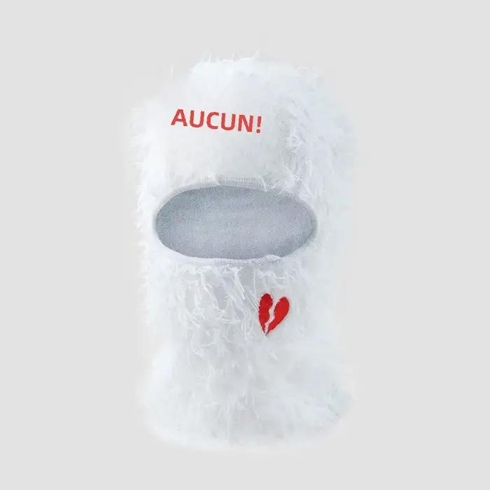 Cagoule brodée en forme de cœur pour hommes et femmes