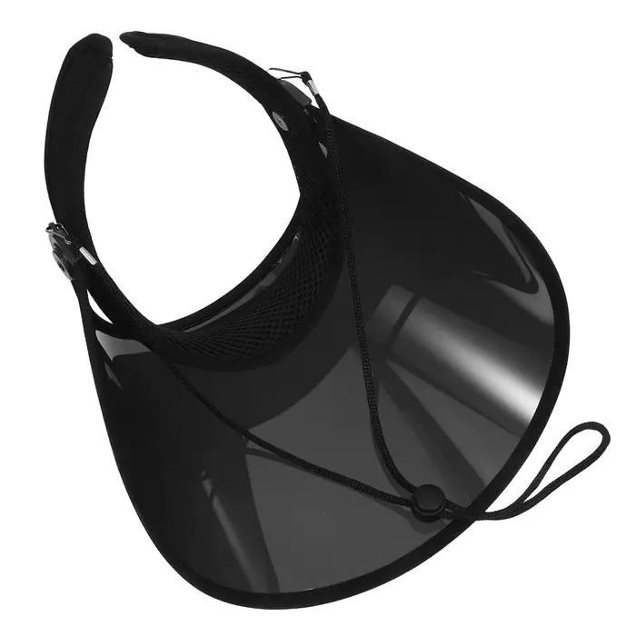 Chapeau de soleil anti-UV en cuir pour hommes et femmes protection solaire visière large durabilité four seasons style élégant pour les promeneurs et les vacanciers