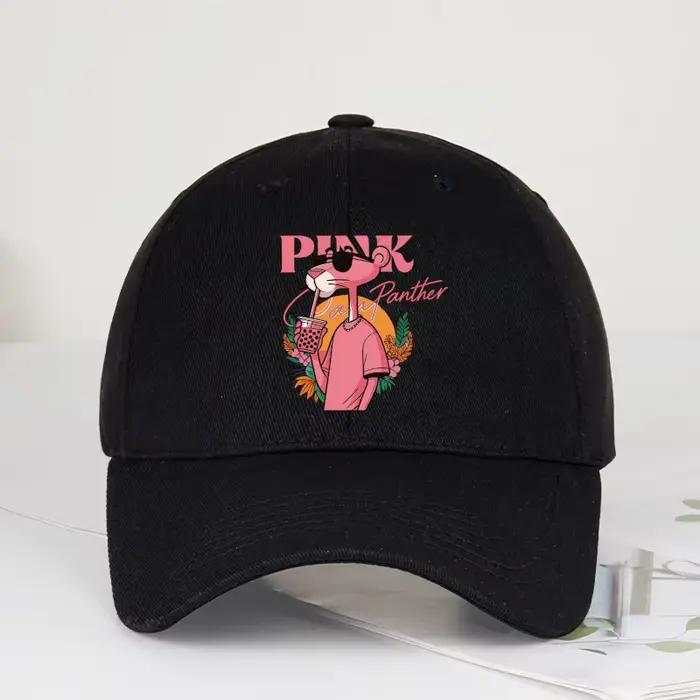 Jolie casquette de baseball rose à imprimé léopard – Réglable