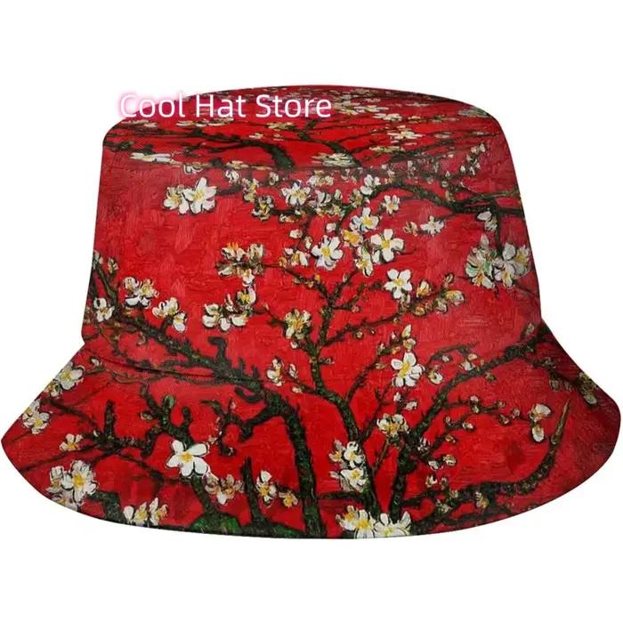Chapeaux seau fleur 4 Van Gogh pour femmes et hommes
