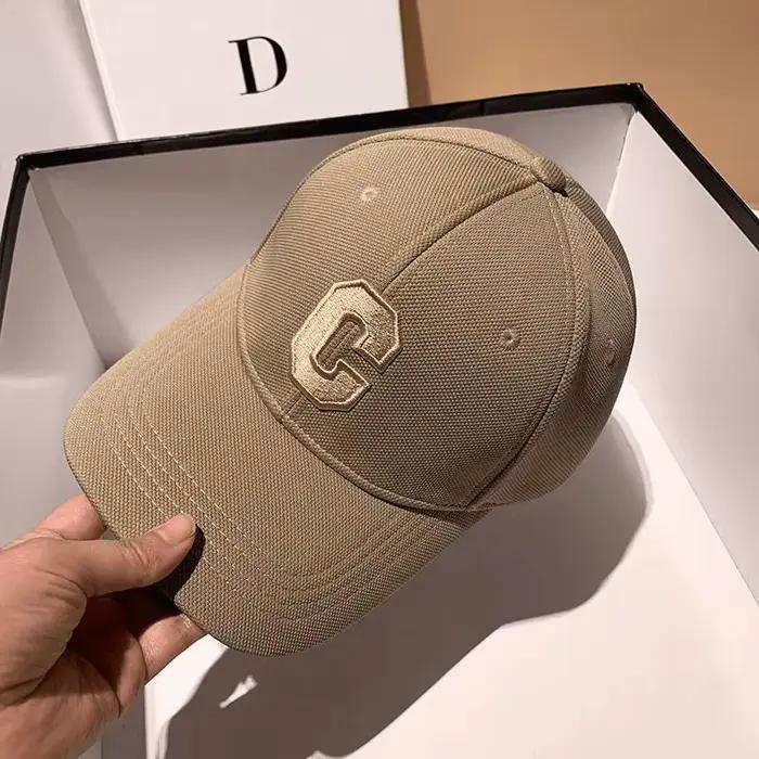 1 Casquette de baseball brodée lettre C pour homme